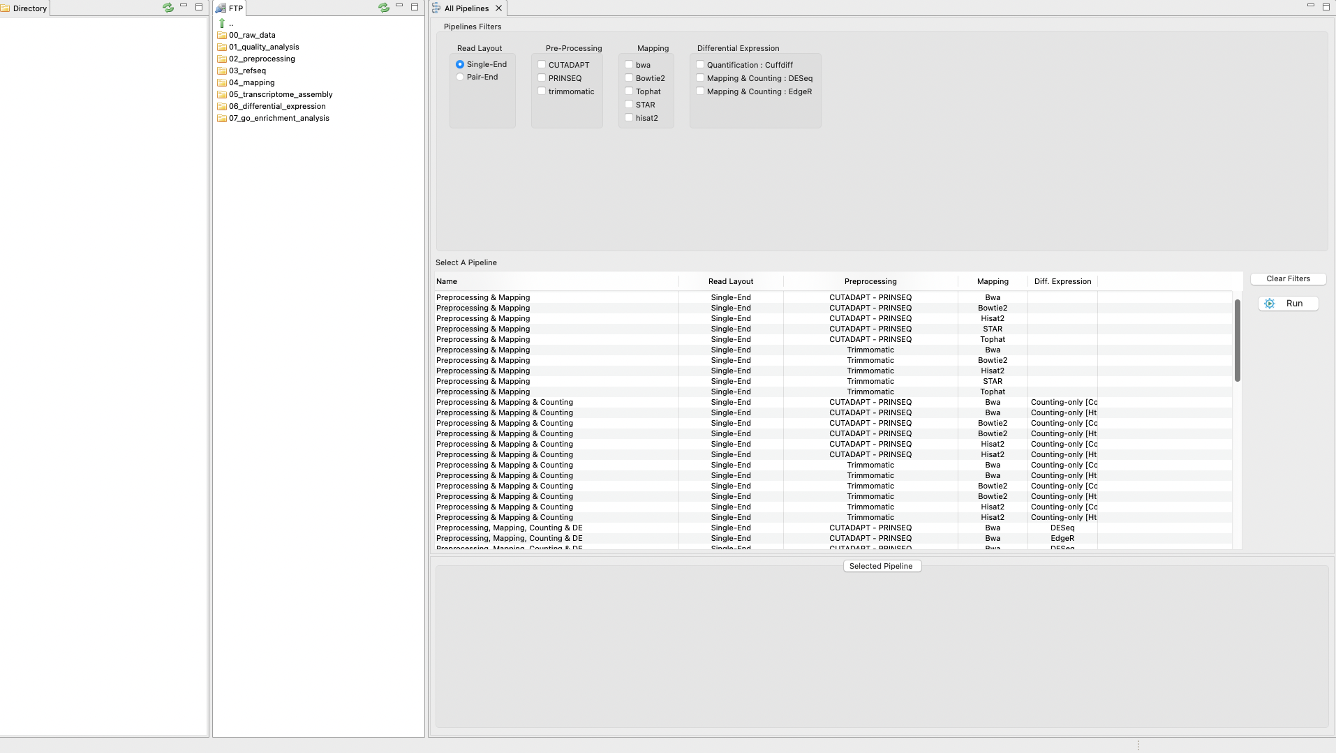 Interface pipeline mode